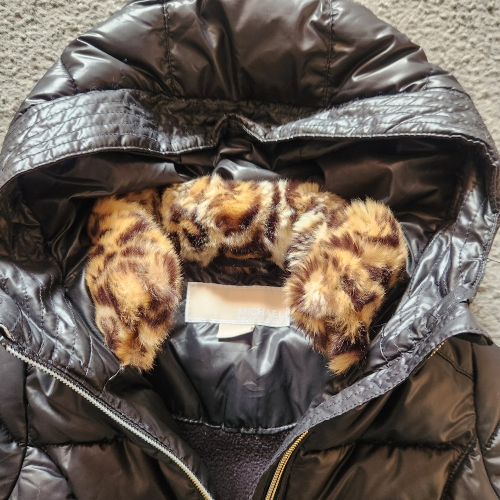 MICHAEL KORS Kids Puffer Jacket Size 2T Black Quilted Designer Winter Outdoor - Picture 4 of 12